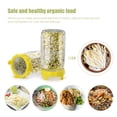 thumbnail image 3 of Sprouting Lids  Plastic Sprout Lid With Stainless Steel Screen For Wide Mouth Mason Jars  Germination Kit, 3 of 5