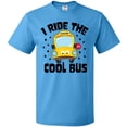 thumbnail image 3 of Inktastic I Ride the Cool Bus with Yellow Bus T-Shirt, 3 of 5