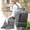 Gray#3050, variant on Large 17 Inch Travel Laptop Backpack Set with USB Port, Water-Resistant Cloth, Business Carry On Bag with Crossbody and Coin Purse, Black/Gray/Blue, 3 Piece