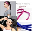 thumbnail image 2 of Banda elástica para el cabello de color caramelo popular en Europa y América, banda para la cabeza para yoga, banda para el cabello deportiva para correr con pegamento doble antideslizante, 2 of 5