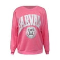 thumbnail image 6 of Womens Casual Long Sleeve Sweatshirts Crew Neck Letter Printed Tops Lightweight Loose Pullover Sweatshirt, 6 of 6