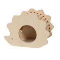 thumbnail image 2 of FITYLE Hamster Wood House Hideout Cage Accessories Small Animals DIY Cage Habitat Decoration Gerbils Dwarf Hamsters Toys Running Toy Hedgehog Shape, 2 of 7