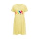 thumbnail image 4 of Camisón corto de mujer, vestido de largo medio con estampado de moda, camisón corto extragrande de mujer, camisón de manga corta con estampado de pecho a la moda, camisón de mujer, 4 of 6