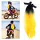 thumbnail image 3 of Delicadas trenzas para casco de motocicleta, coletas, pelucas para casco para hombres y mujeres, 3 of 5
