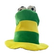 thumbnail image 3 of Sombrero de aficionado al fútbol Partido de fútbol Copa Sombrero de carnaval Sombrero de fútbol nocturno Favores Verde Yinane sombrero de fútbol de carnaval, 3 of 8