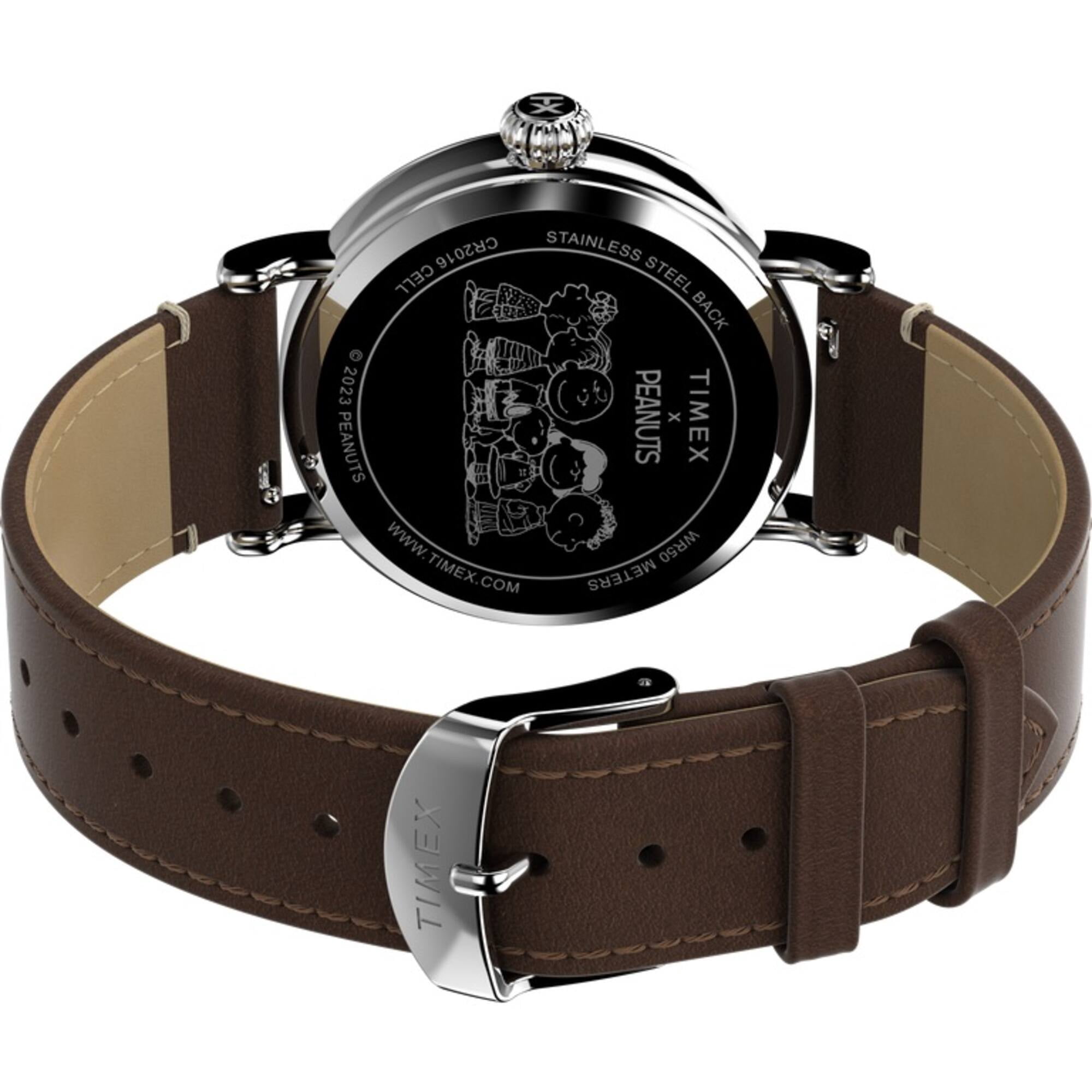 Timex Peanuts Waterbury Standard Blue/Brown Mens Watch