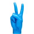 thumbnail image 1 of CandleHand Bougie Geste de Main 'Victory' (Bleu), 1 of 5