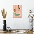 thumbnail image 2 of Elephant Stock Bathtub Animal Silly Giraffe Wall Art - Vertical Canvas Wall Art - Bathroom Wall Decor - Animal Canvas - Green And Beige Decor - 8" x 12", 2 of 8