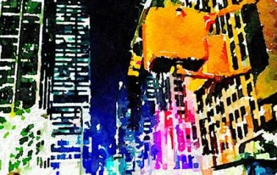 City Lights Canvas