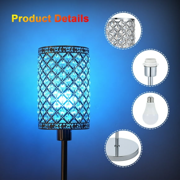 Floor lamp,Remoter App With Color Dimmable Lamp Switch Room Lamp With Tall Lamp Switch Silver Lamp Led App Switch Sync App Lamp Modern Color Sync Bedroom Remoter Floor Lamp Pole Bedroom (e26