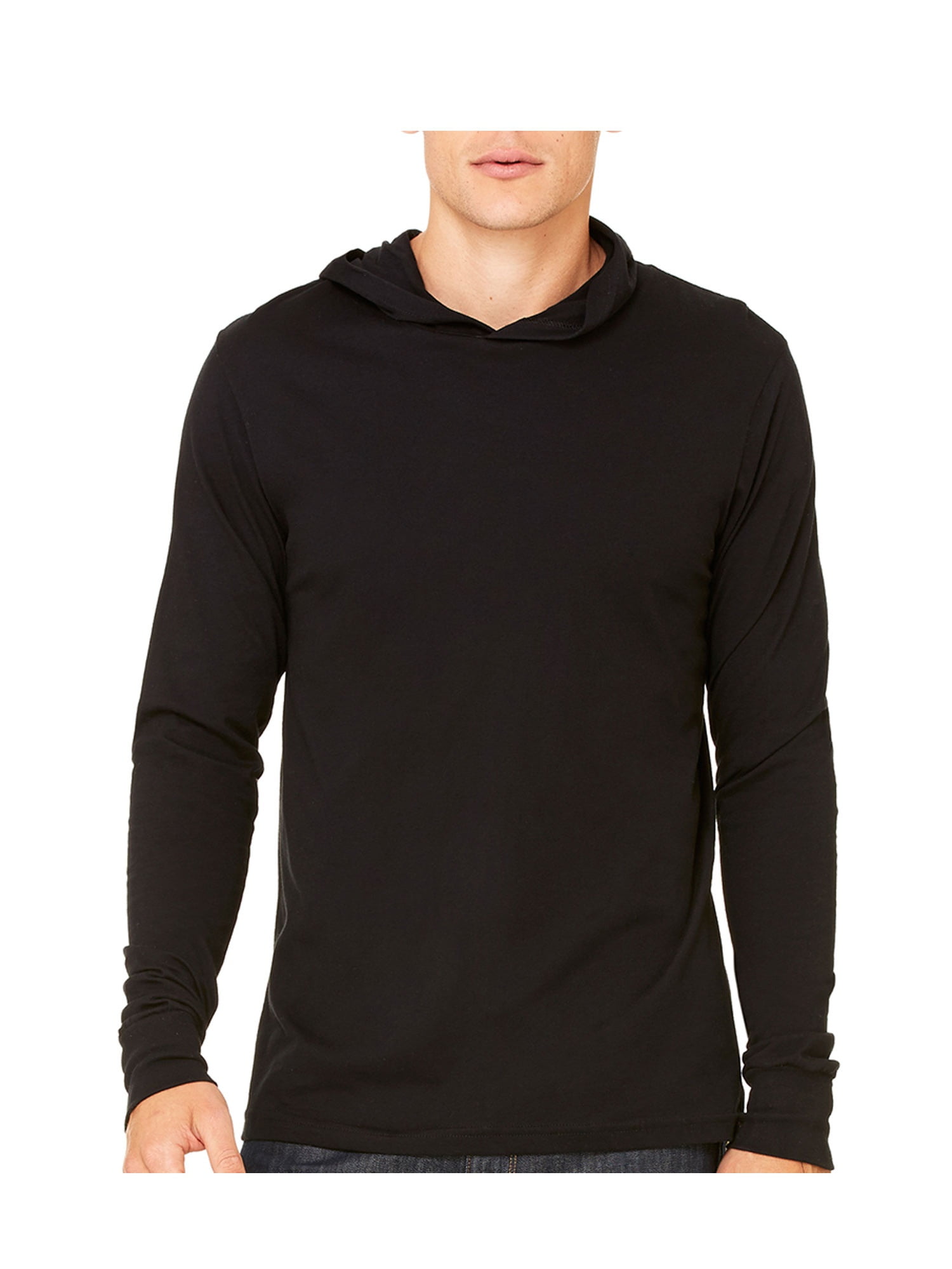 Bella Canvas Adult Jersey Long-Sleeve Hoodie