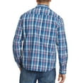 thumbnail image 2 of Flag & Anthem BLUE/PINK Buena Vista Long Sleeve Western Shirt, US Large, 2 of 3