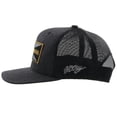 thumbnail image 3 of Hooey® Men's Holley 6 Panel Black Trucker Cap 2229T-BK, 3 of 5