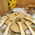 Bamboo Wood Measuring Spoons for Dry and Liquid Ingredients Set of 5
