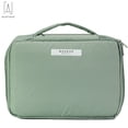thumbnail image 3 of Gustave 2 in 1 Portable Travel Makeup Beauty Bag Waterproof Multifunction Cosmetic Organizer with Inner Pouch "Light Green", 3 of 11