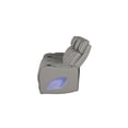 thumbnail image 4 of Fortuner Modern Style Recliner Sofa Made with faux leather and Wood in Gray, 4 of 7