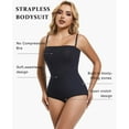 thumbnail image 3 of MANIFIQUE 2 Packs Strapless Shapewear for Women, Tummy Control Triangle Bodysuit Body Shaper Tank Top, 3 of 6