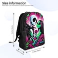 thumbnail image 4 of Goofa The Nightmare Before Christmas Pattern Large Capacity Backpack – Padded Laptop Compartment, Ergonomic Design for School, Work, Travel, and Outdoor Activities, 4 of 8