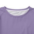 thumbnail image 6 of Tunic Tops, Comdrip Long Sleeve Shirts for Women Crew Neck Casual Fall Fashion Blouses Basic Tops Work Clothes Womens Tunic Tops Purple XL, 6 of 9