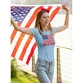 thumbnail image 2 of American Flag 4Th Of July. T-Shirt Women -Image by Shutterstock, Female Small, 2 of 4