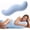 Blue, variant on Pea Pod Body Pillow for Side Sleeper, Ergonomic Double Curve Design for Hip & Leg Support, Full Body Comfort Pillow for Back & Neck, Secure Fit Between Knees (Pink)