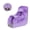 Purple, variant on EZ Assistive Heel Protector Velvet Cushion Foot Pillow for Bed Use, Heel Support and Foot Cushion, 1 Count, Brown