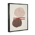 thumbnail image 3 of Stupell Abstract Round Shapes Contemporary Abstract Painting Black Floater Framed Art Print Wall Art, 3 of 6