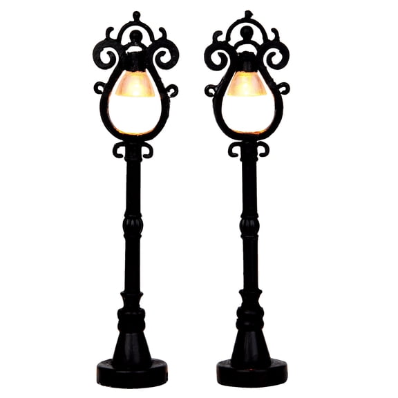Parisian Street Lamps - Set of 2