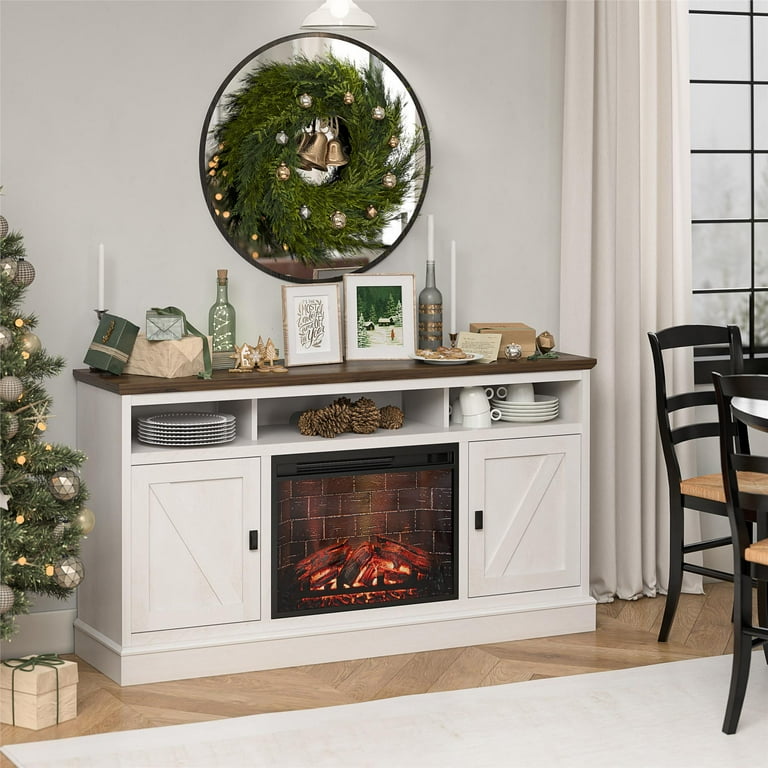Ameriwood home manchester fireplace tv stand discount
