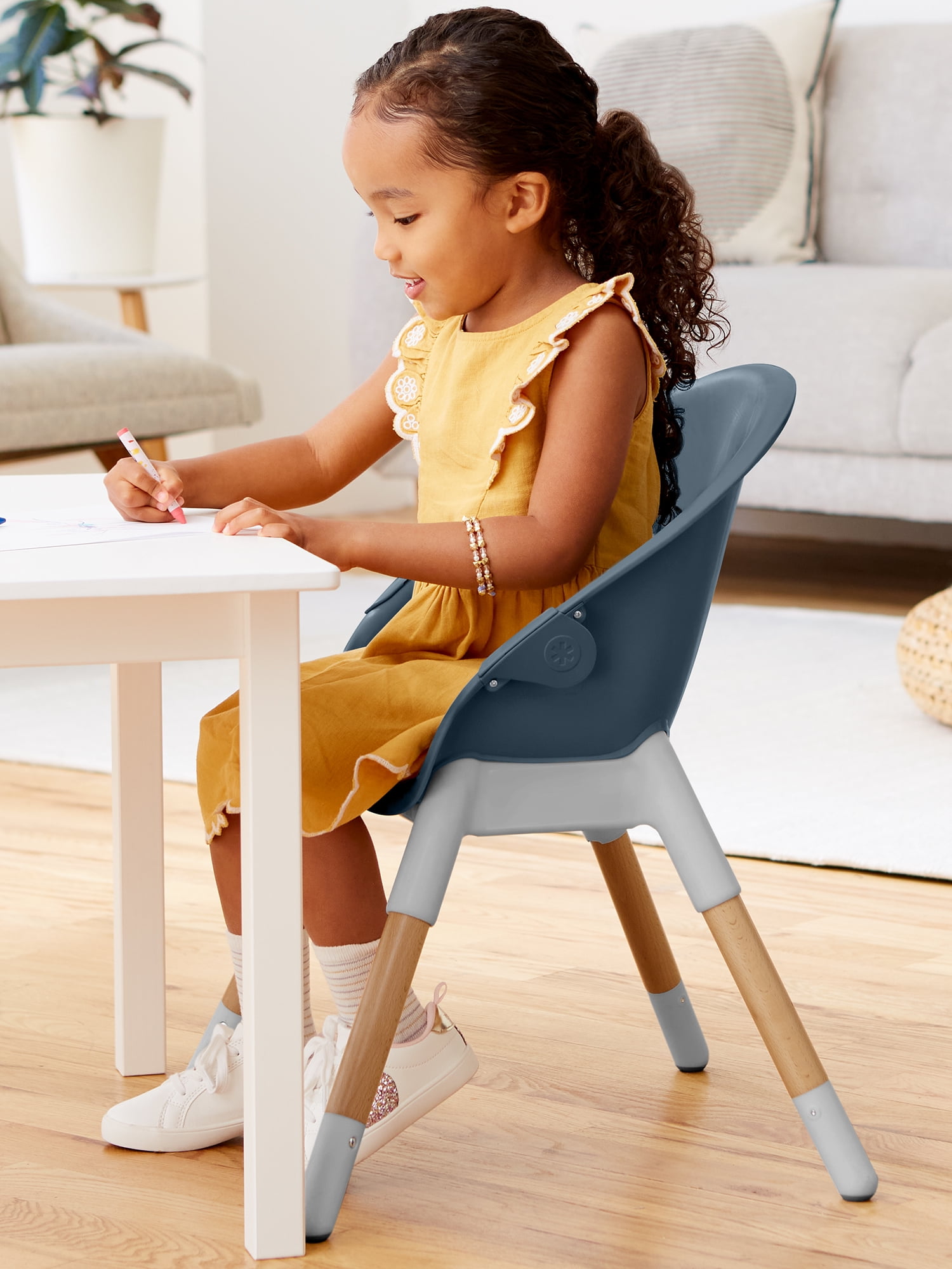 Skip Hop Eon 4-in-1 Convertible High Chair - Slate Blue