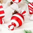 thumbnail image 4 of yulier Christmas Candy Ornaments, 5.9 inch Large Candy Cane Hanging Ornaments, Christmas Tree Decorations, Painted Plastic Candy Hanging Pendants for Xmas Party, 4 of 4