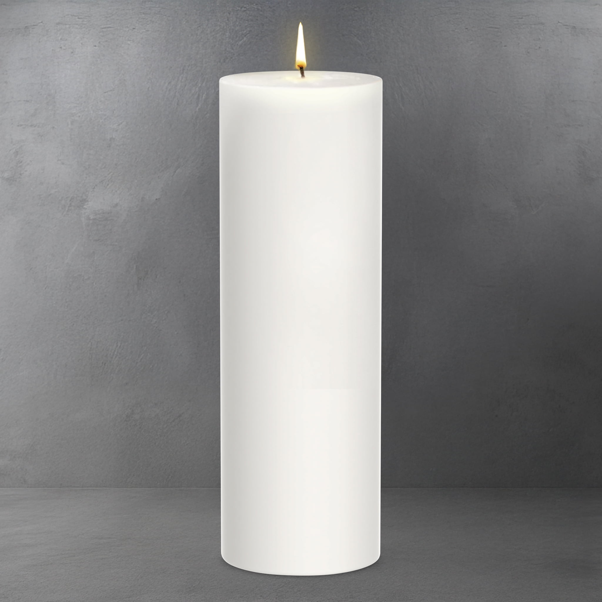 White Pillar Candles