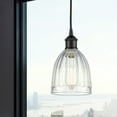 thumbnail image 2 of 616-1P-BK-G441 Innovations Lighting Brookfield - 1 Light Cord Hung Mini Pendant In Industrial Style-9.75 Inches Tall and 5.75 Inches Wide-Matte Black, 2 of 7