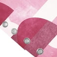 thumbnail image 5 of Pink Shower Curtain Abstract Modern Geometry Circles Contemporary Style Shower Curtain Pink White Shower Curtains Bathroom Accessories 72x72 Inches, 5 of 6