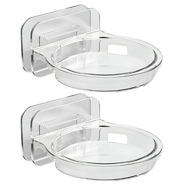 LAMIRO 2pcs Floating Small Wall Shelves Mini Wall Mounted Storage Shelf Hanging Display Shelves