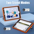 thumbnail image 4 of Case for iPad 10.2-inch 9th Generation 2021 / iPad 8th Generation 2020 / iPad 7th Gen 2019 Multiple Protection Shockproof Contrast Color Cover With Stand and Pen Holder, 4 of 10