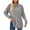 Gray, variant on ZQGJB Cowl Neck Sweatshirts for Women Loose Lightweight Casual Solid Color Long Sleeve Pullover Blouse Trendy Autumn Side Slit Tunic Shirts Tops Army Green M
