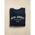 thumbnail image 3 of New Jersey 1998 Sports Style Sweatshirt Women -Image by Shutterstock, Female 3X-Large, 3 of 4