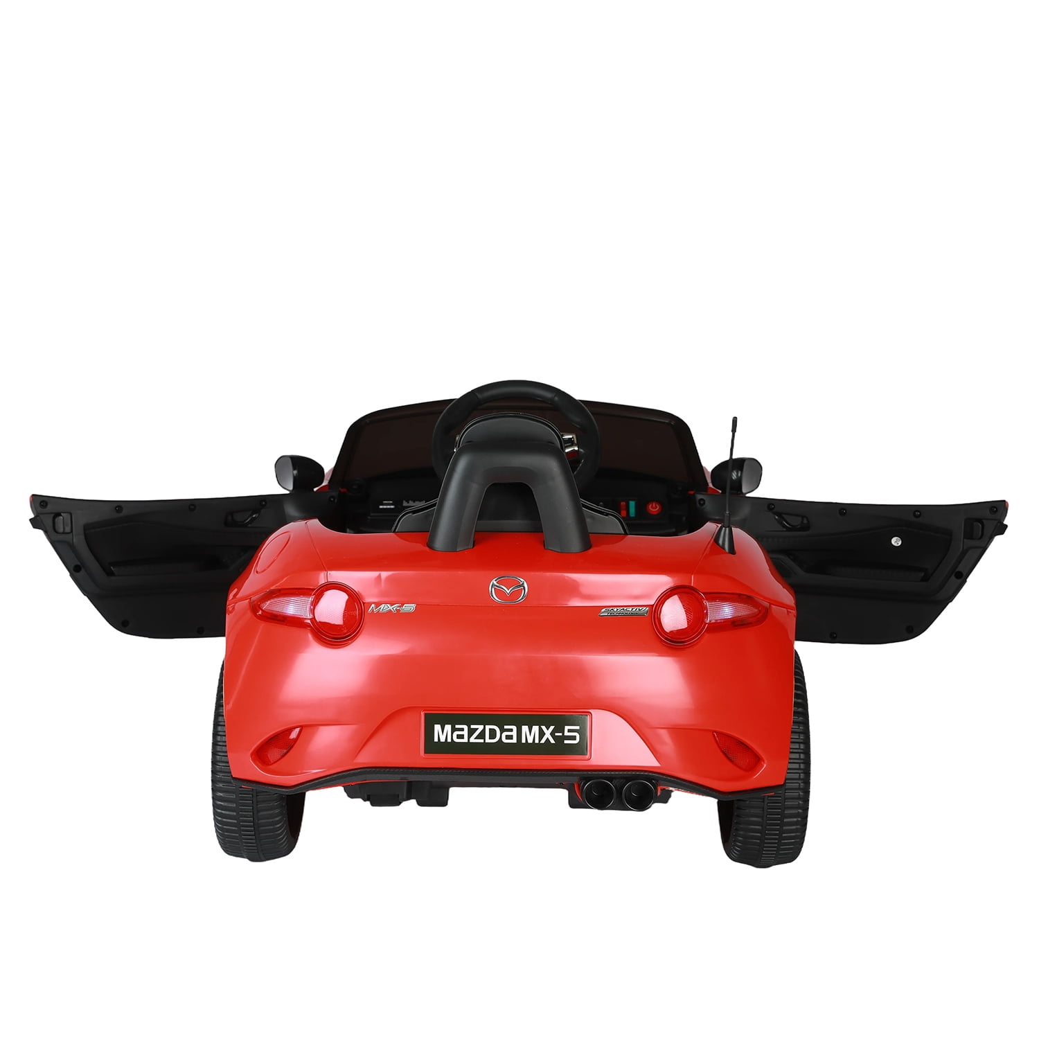 CIPACHO Licensed MAZDA MX-5 RF,12V Kids Ride On Car with 2.4G Parents Remote Control, Three Speed Adjustable Electric Toy Car, Red CIPACHO Licensed MAZDA MX-5 RF,12V Kids Ride On Car with 2.4G Parents Remote Control, Three Speed Adjustable Electric Toy Car, Red