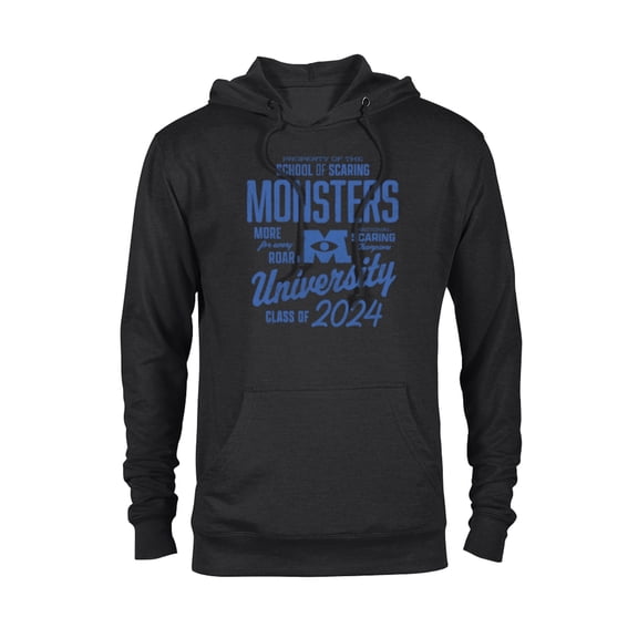 Disney & Pixar’s Monsters University Graduation Class of ‘24 - Pullover Hoodie for Adults - Customized-Black
