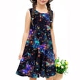thumbnail image 6 of Piuwrlz Girls Summer Dresses Girl Casual Play Dresses Pleated Skirts Multicolor Size 9 Years, 6 of 6