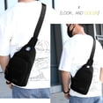thumbnail image 5 of karymi Chest Bag Men's Trendy Sports Slant Backpack Cloth Casual Luminous Chest Bag Shoulder Crossbody Bag Best Sellers, 5 of 9