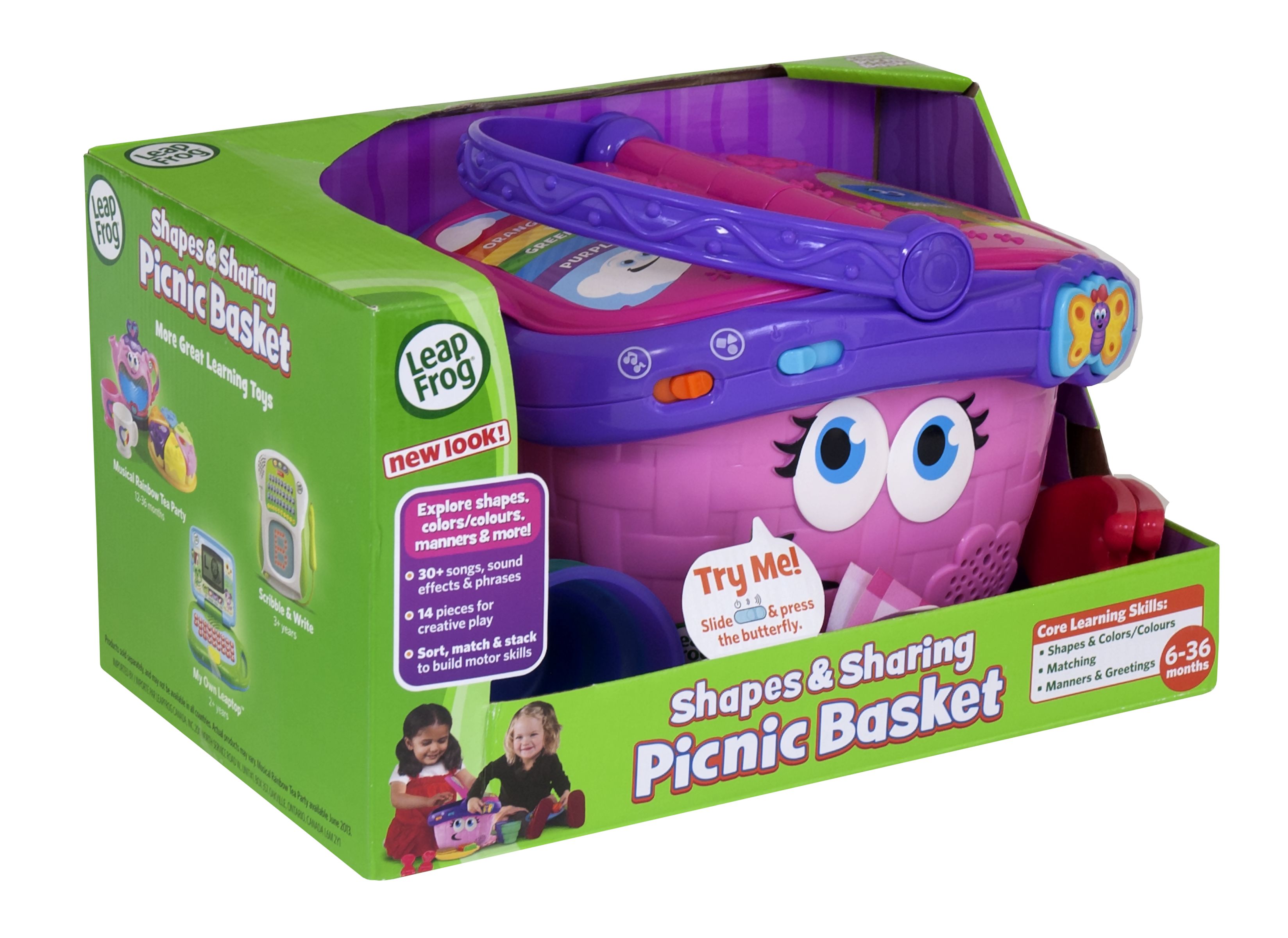 LeapFrog Shapes and Sharing Picnic Basket, Role-Play Toy for Kids - image 5 of 6