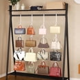 thumbnail image 6 of Over Door Hat Organizer - 4 Packs Metal Hanging Hat Rack with 16 Hooks Design, Baseball Cap Hanger Organizer Storage Holds up to 80 Caps for Door, Bedroom, Closet, 6 of 9