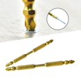 thumbnail image 4 of Double Head Screwdriver Bit Magnetic PH2 Cross Screwdriver Bits 65/100 Length 100mm, 4 of 7