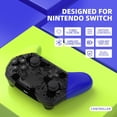 thumbnail image 4 of Switch Pro Controller, Wireless Switch Pro Controller Splatoon 3 Edition Compatible with Switch/Switch Lite/Switch OLED, Remote Joystick Gamepad Support Turbo/Vibration/Screenshot/Wake Up, 4 of 14