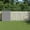 Light gray, variant on vidaXL Galvanized Steel Outdoor Dog Kennel Shelter with Run Waterproof