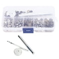 thumbnail image 4 of Copper Rivets, Metal Fixing Stud, DIY Hand-Made Accessories 120Pcs Double- Repairs For DIY Enthusiasts Jackets Backpacks Belts, 4 of 8