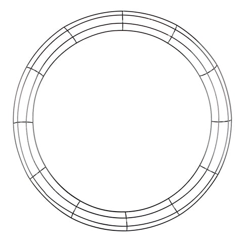 wreath forms metal inch walmart