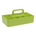 thumbnail image 2 of Caja de almacenamiento con múltiples compartimentos, cesta apilable, organizador para el hogar verde, 2 of 9